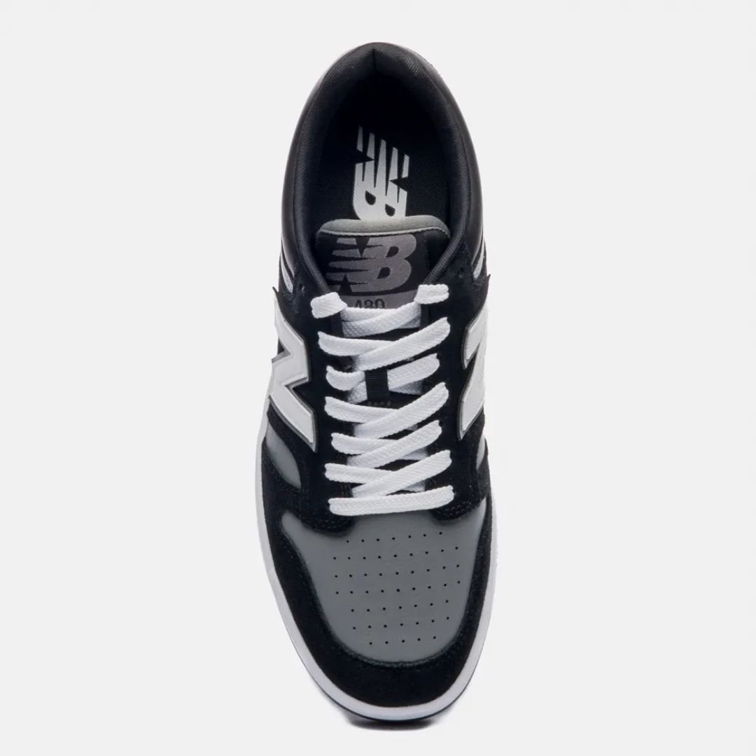 Tênis New Balance 480 Low - PRETO/CINZA Preto/Cinza 5
