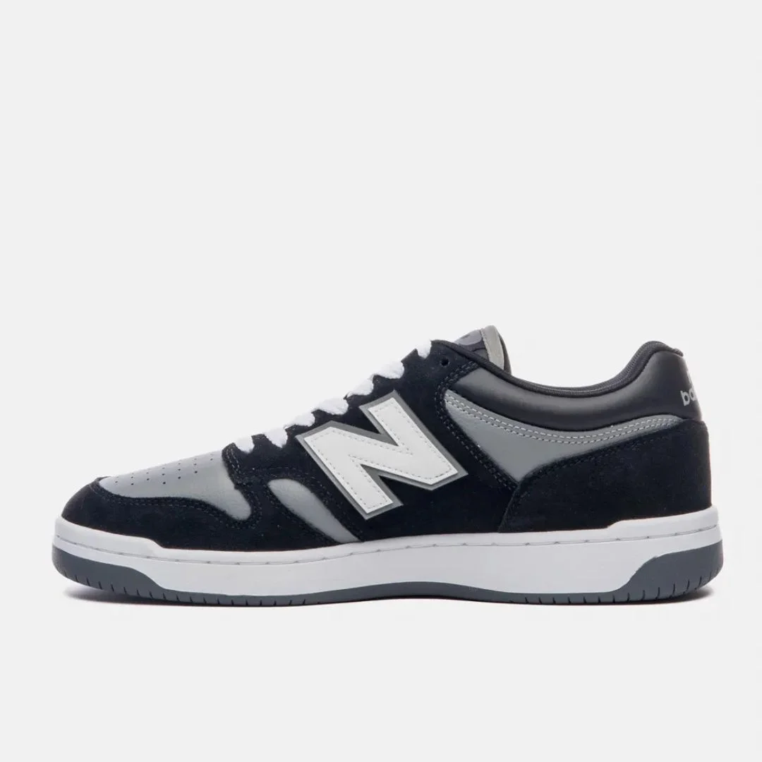 Tênis New Balance 480 Low - PRETO/CINZA Preto/Cinza 2