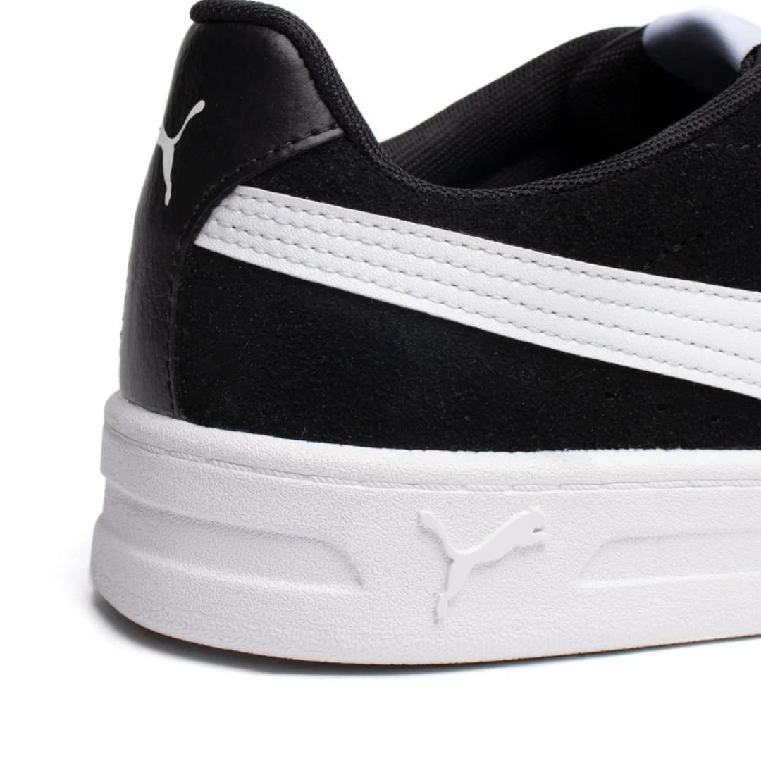 Tênis Puma Court Classic Clean - BLACK/WHITE Preto 5