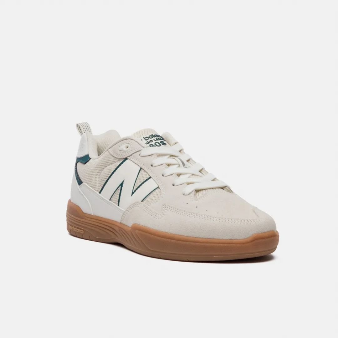 Tênis New Balance Tiago Lemos NM808 - BEGE CLARO/VERDE ESCURO Bege 3