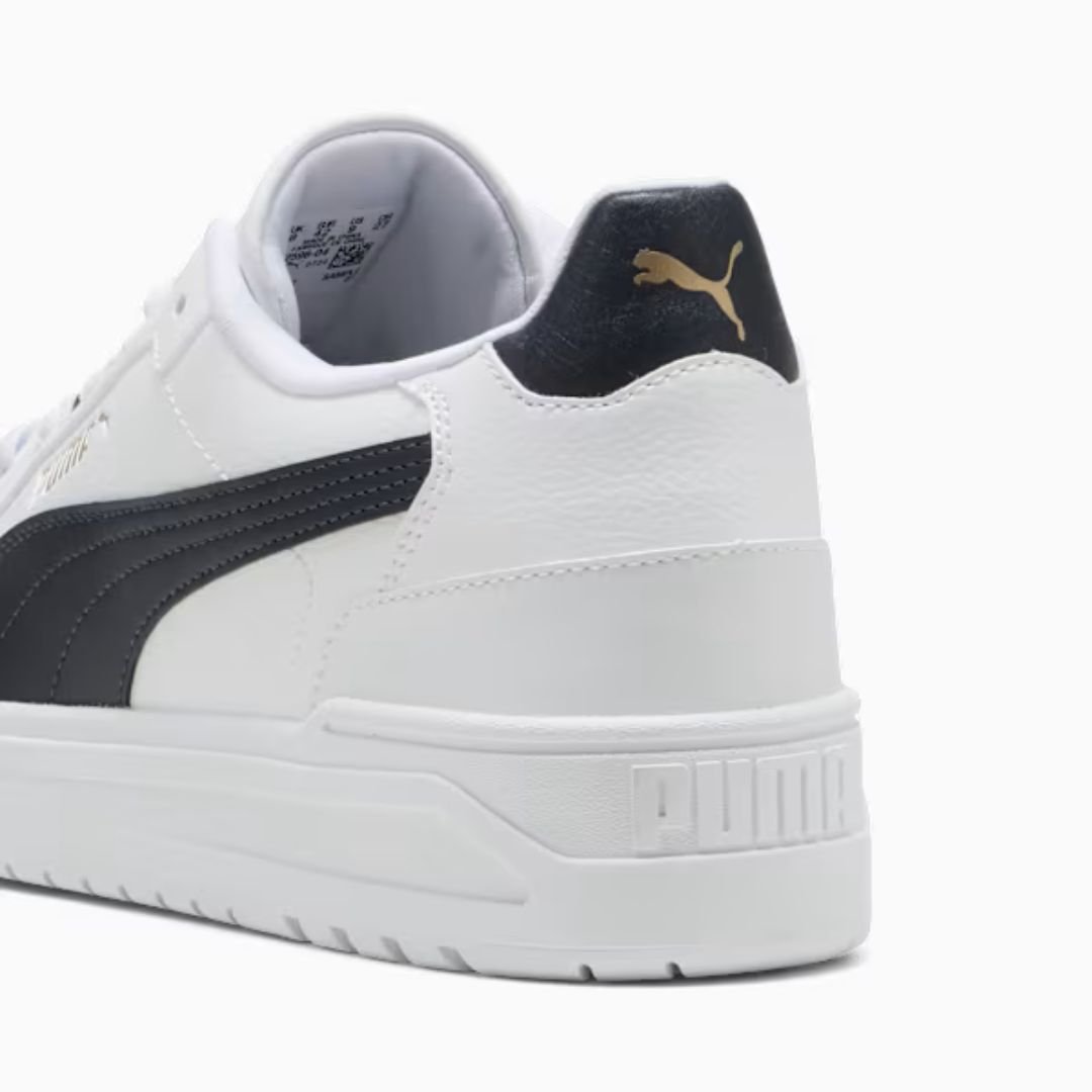 Tênis Puma Shuffle Downtown - WHITE/NEW NAVY/GOLD Branco 5