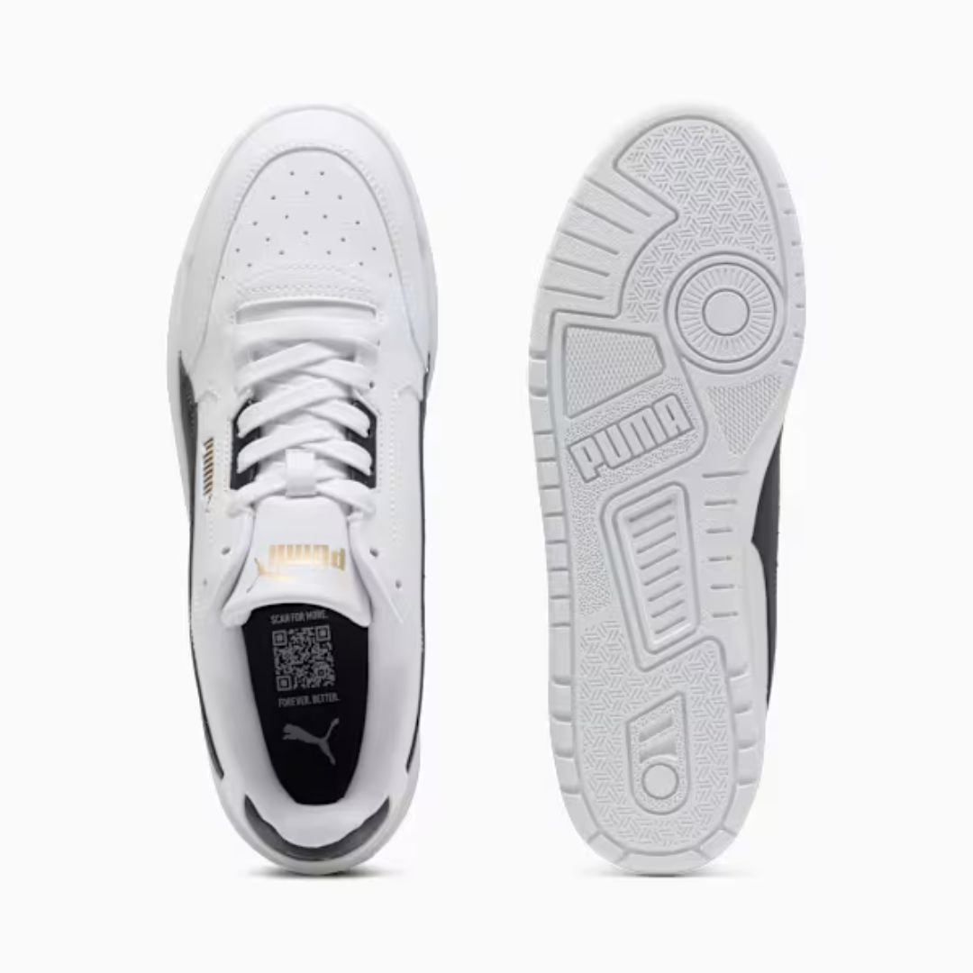 Tênis Puma Shuffle Downtown - WHITE/NEW NAVY/GOLD Branco 6