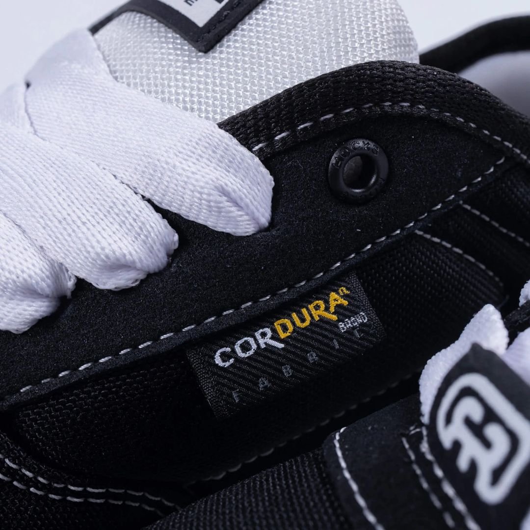 Tênis Hocks Flat Core - CORDURA Preto/Branco 4