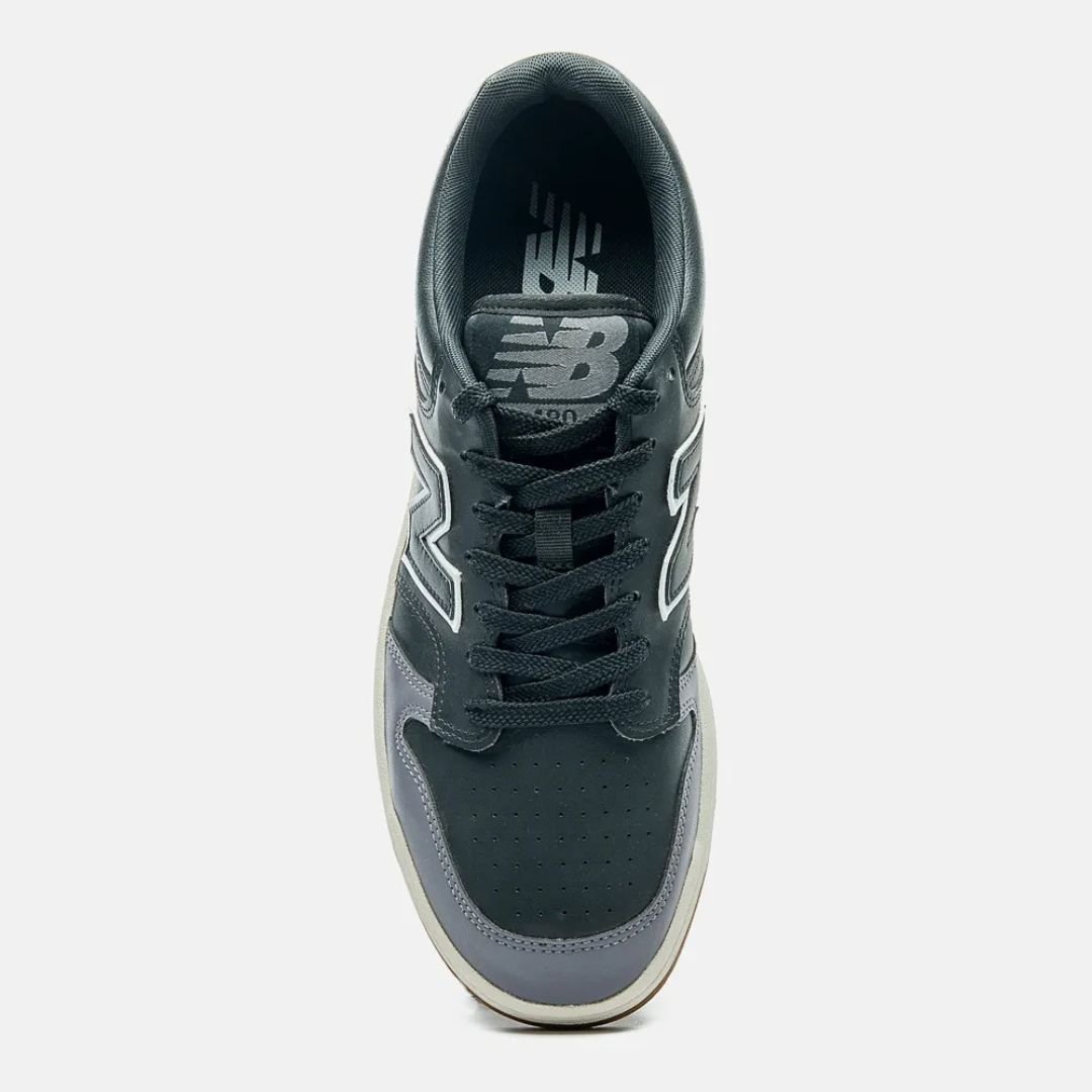 Tênis New Balance 480 Low - PRETO/GRAFITE Preto 5