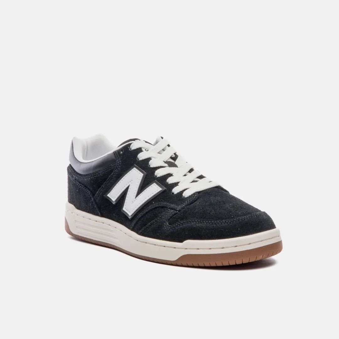 Tênis New Balance 480 Low - PRETO/BEGE CLARO Preto 2