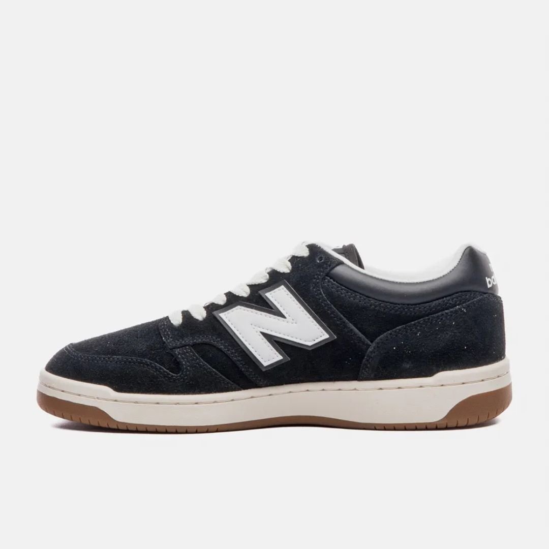 Tênis New Balance 480 Low - PRETO/BEGE CLARO Preto 3