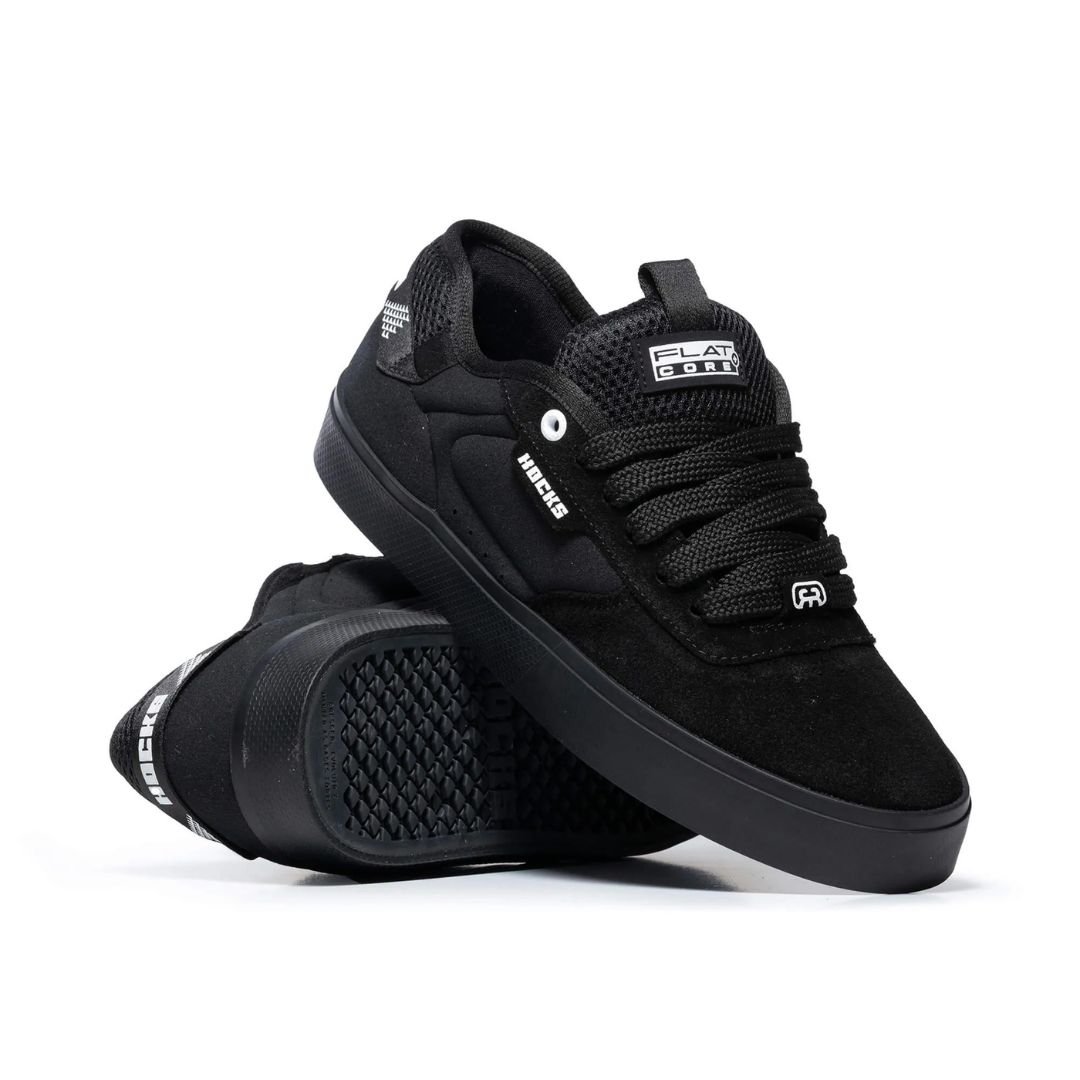Tênis Hocks Flat Core ~Plus - EXTRA BLACK Preto 2