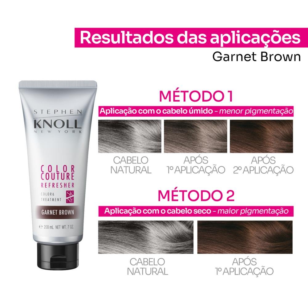 Stephen Knoll Refresher Máscara Tonalizante Garnet 200g Garnet 6