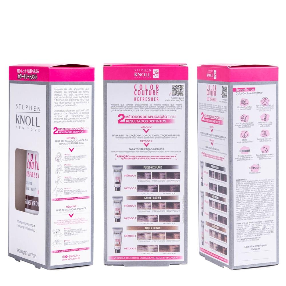 Stephen Knoll Refresher Máscara Tonalizante Garnet 200g Garnet 8