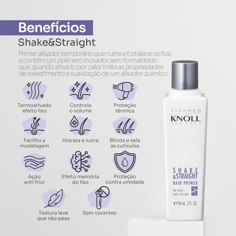 Stephen Knoll Shake & Straight Hair Primer 90ml 90ml 3