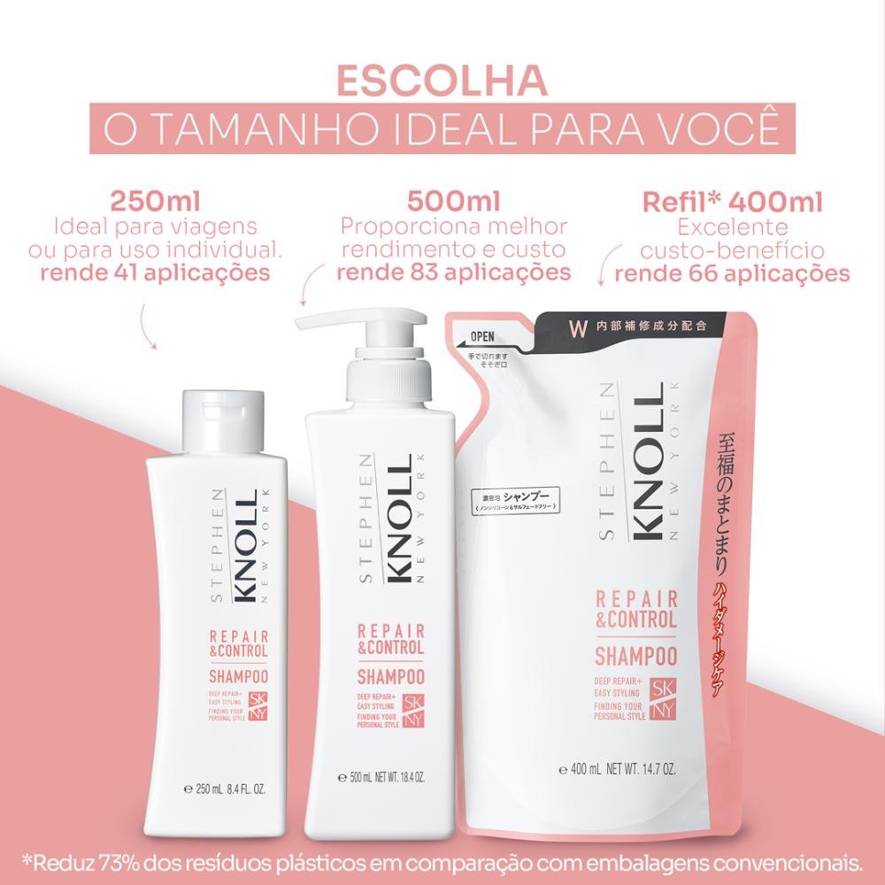 Stephen Knoll Repair & Control Shampoo Refil 400ML 400ml 6