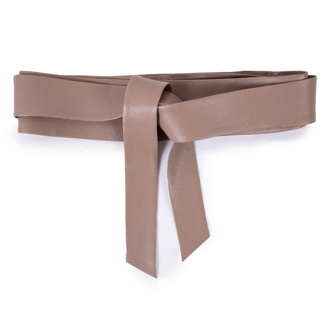 Cinto Faixa Confeccionado Em Couro Bege Bege 1