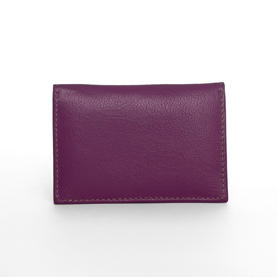 Carteira Confeccionada Em Couro Lumi - Pink Roxo 2