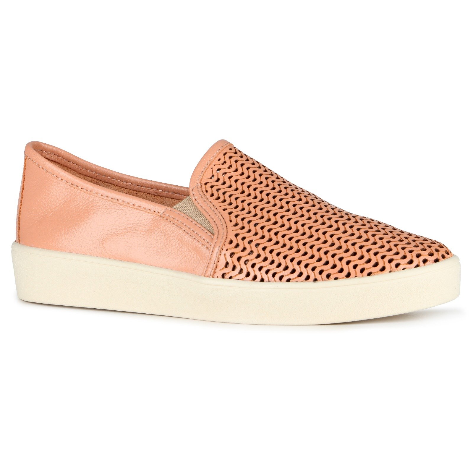 Slip On Em Couro Telly - Rosê Bege 2