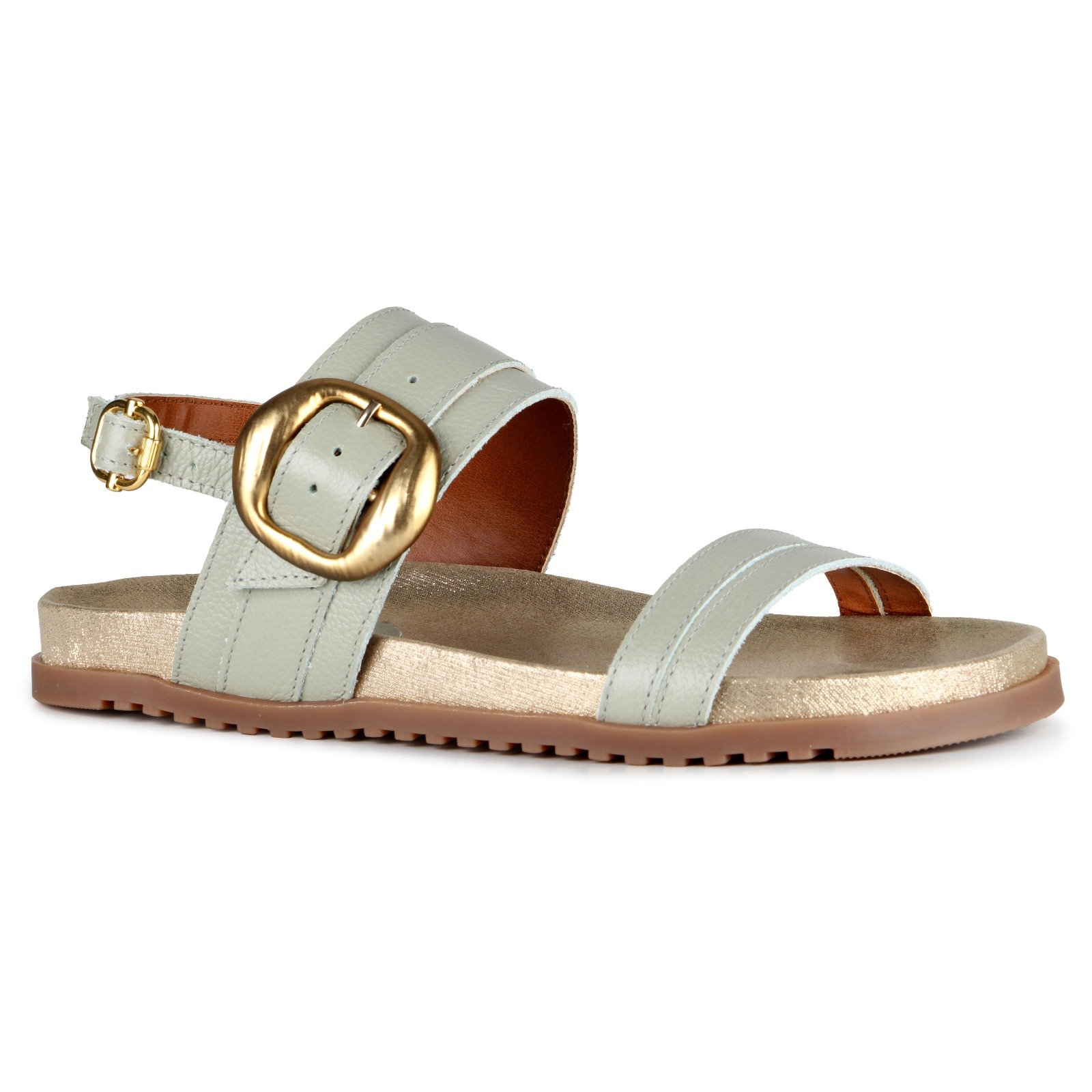 Papete Em Couro Olly - Cinza Verde 1