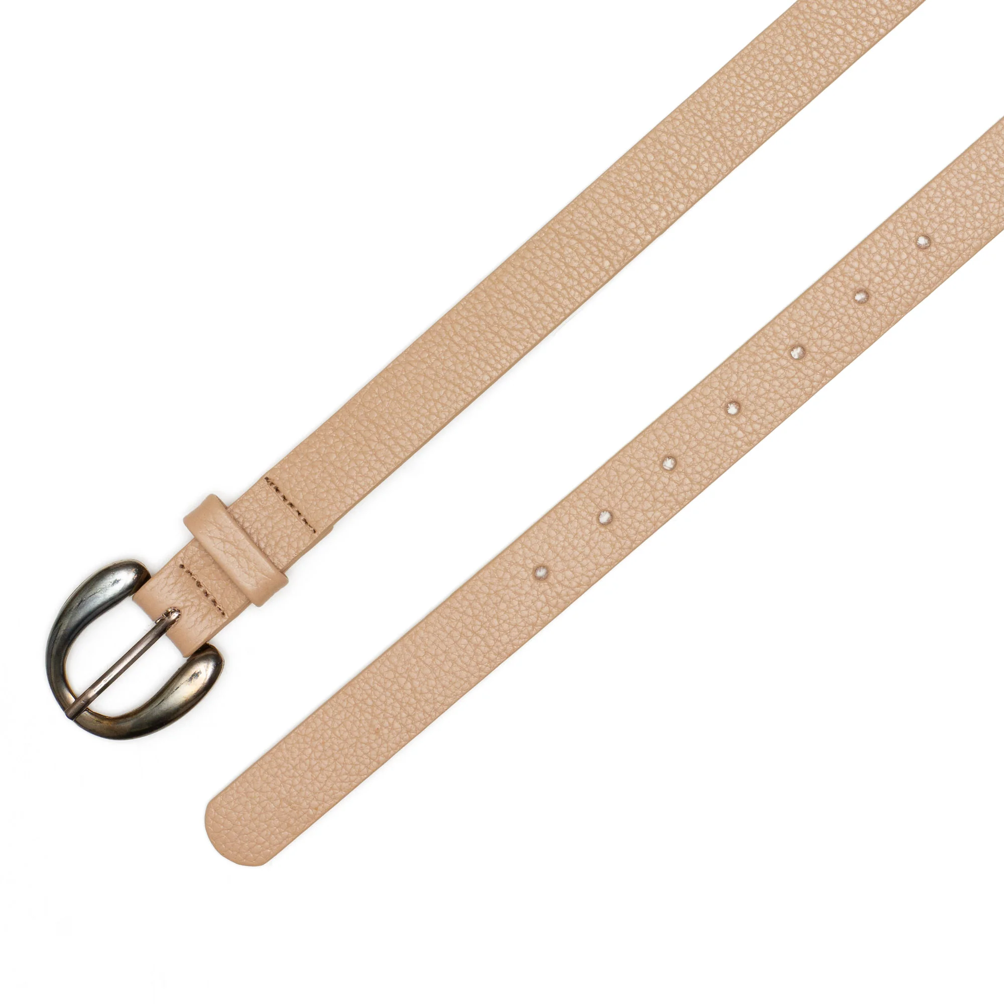 Cinto Confeccionado Em Couro Nikki - Nude Bege 2