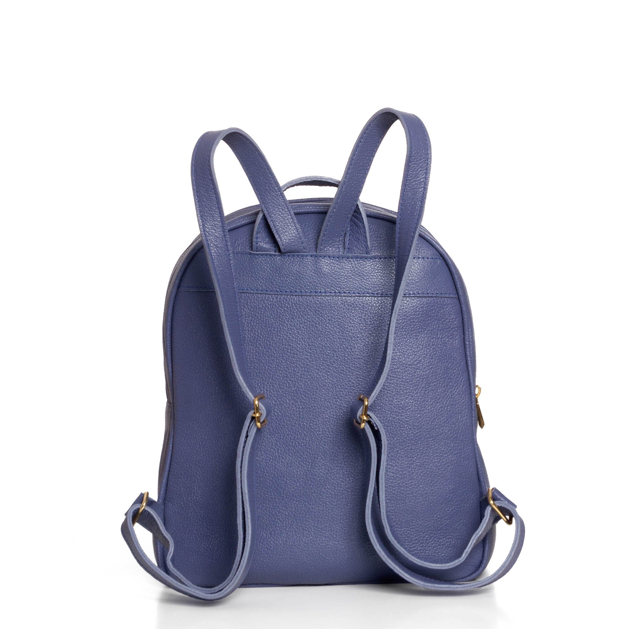 Mochila Couro Joyce - Azul Azul 3