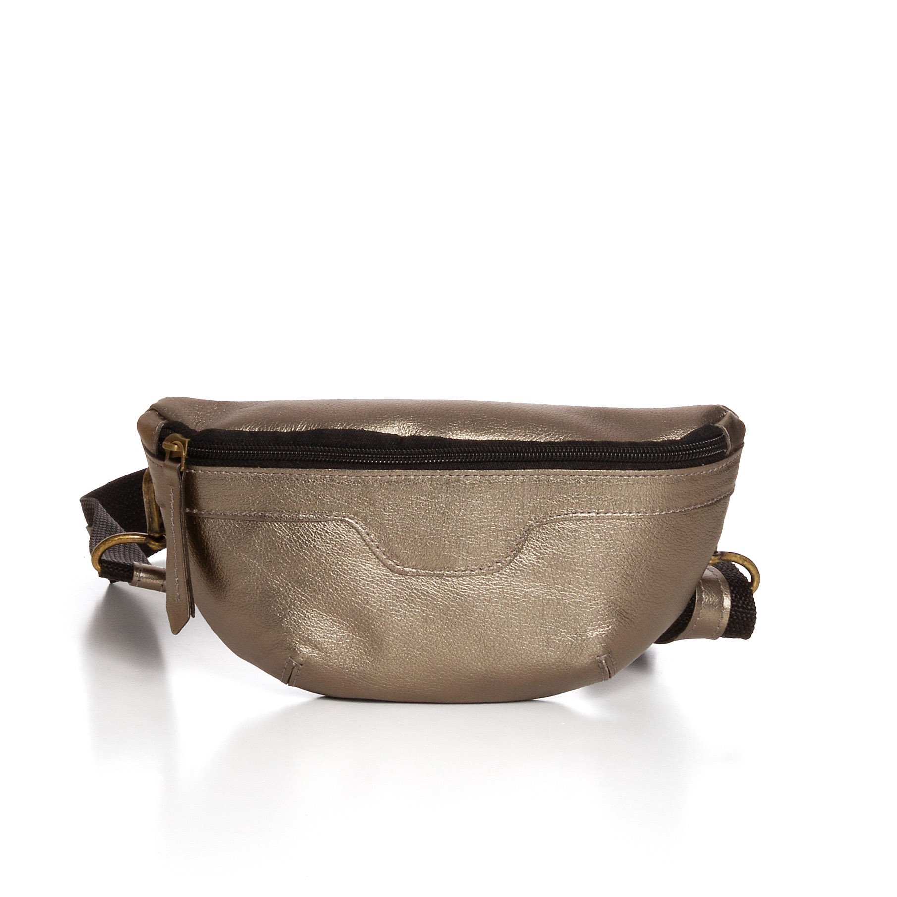 Bolsa Pochete Em Couro Darcie - Ônix