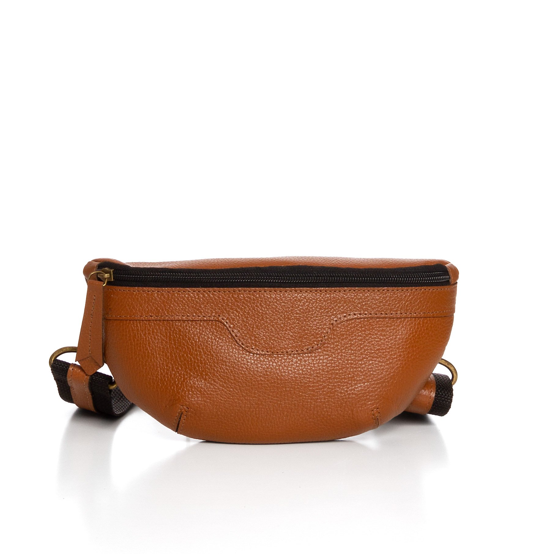 Bolsa Pochete Em Couro Darcie - Caramelo Marrom 1