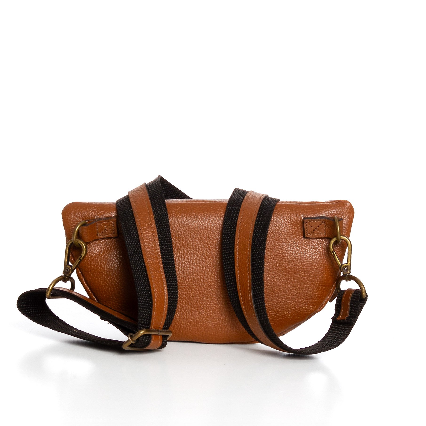 Bolsa Pochete Em Couro Darcie - Caramelo Marrom 2