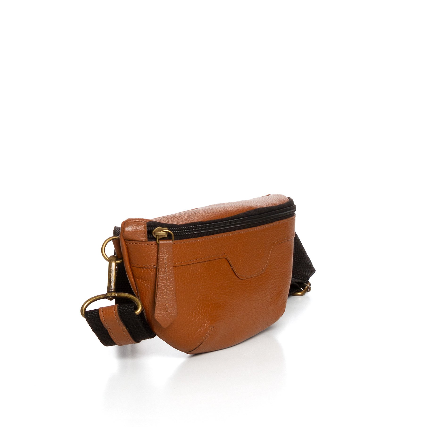 Bolsa Pochete Em Couro Darcie - Caramelo Marrom 3