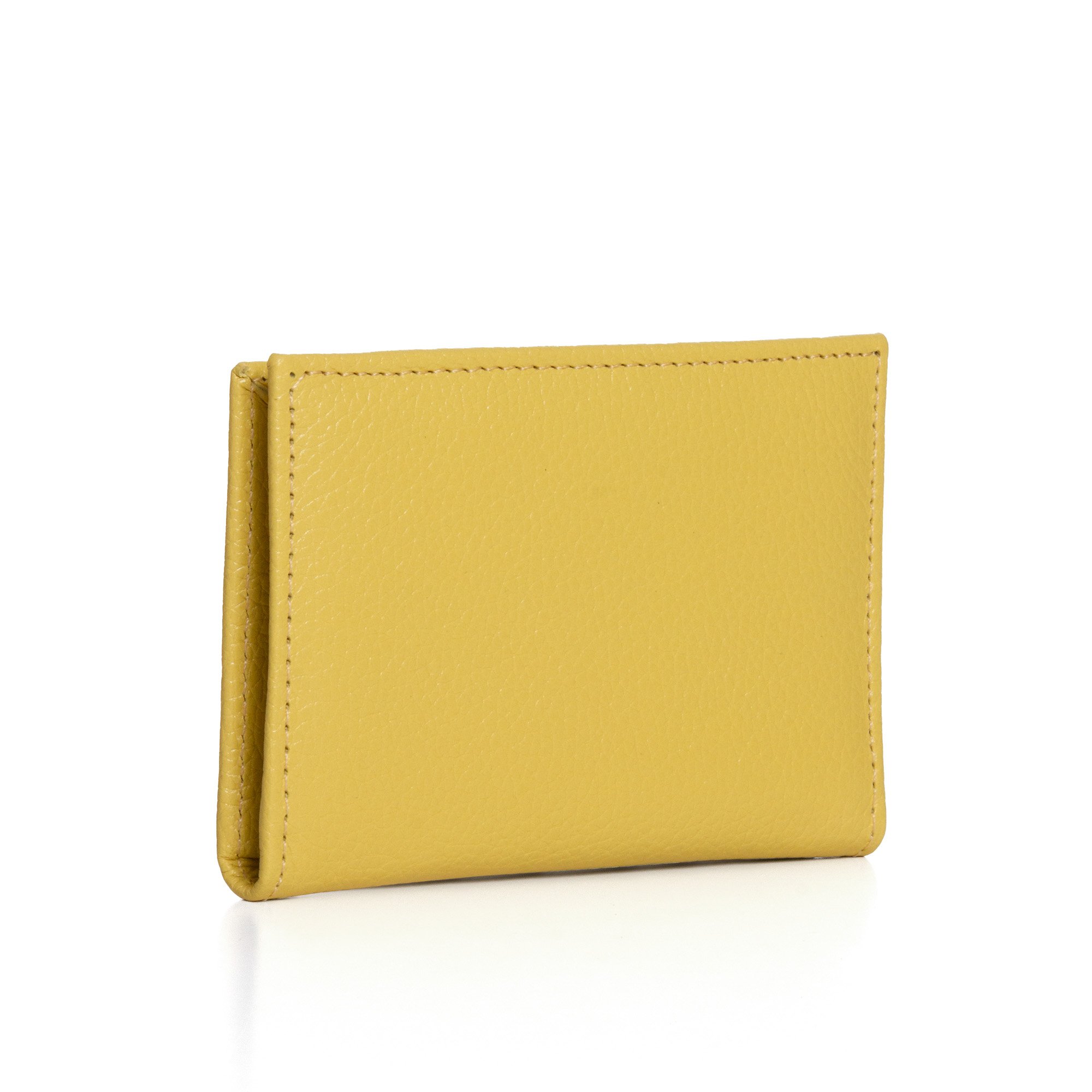 Carteira Confeccionada Em Couro Lumi - Lima Amarelo 1