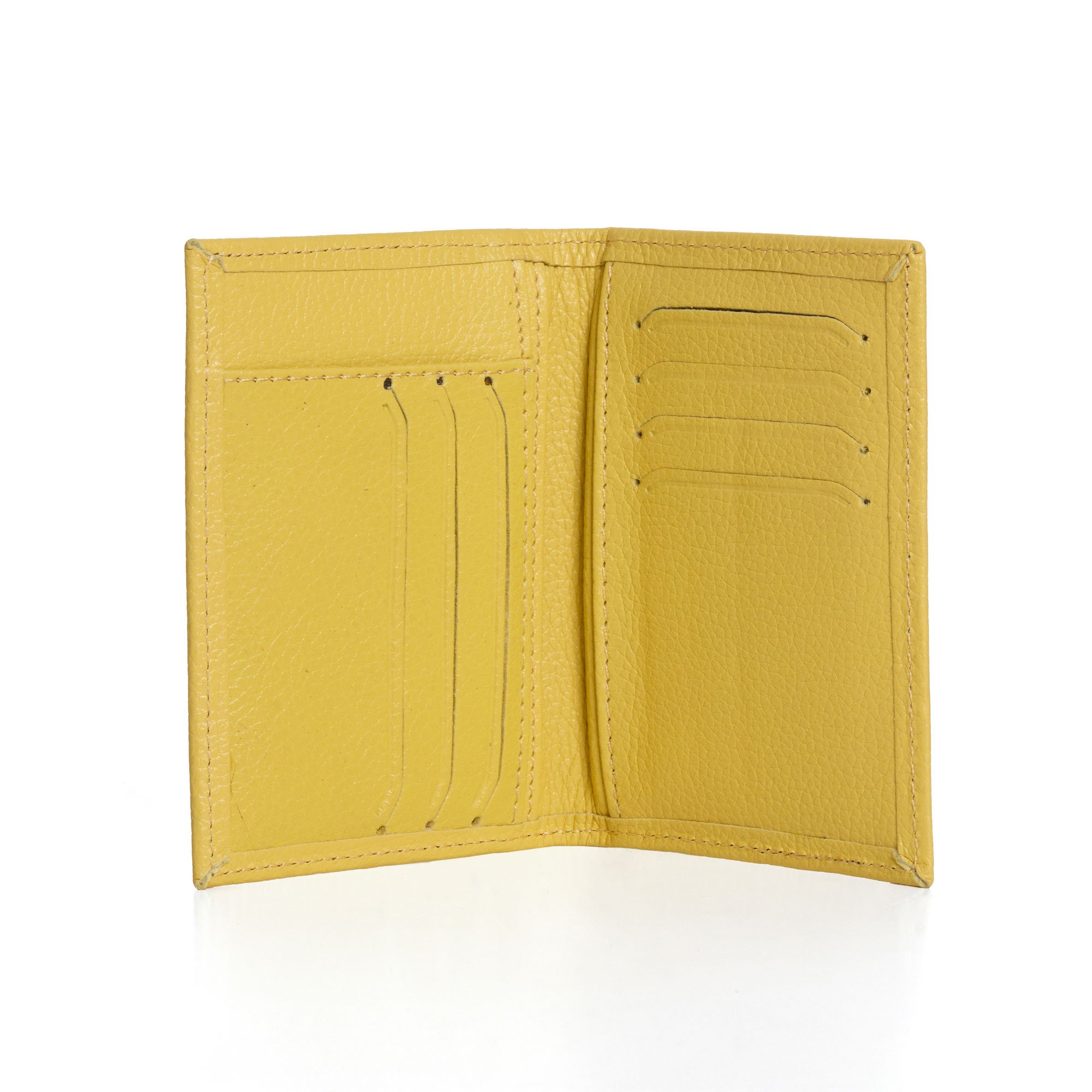 Carteira Confeccionada Em Couro Lumi - Lima Amarelo 2