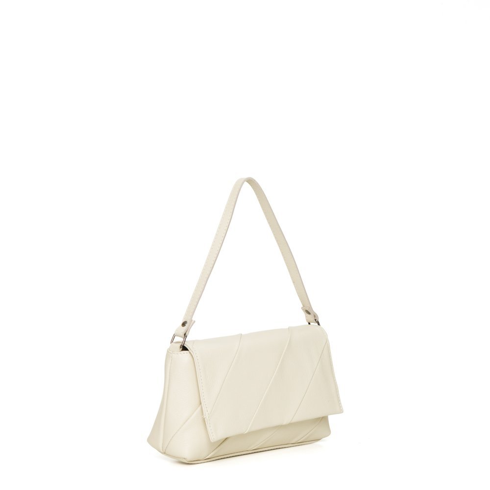 Bolsa Em Couro Duas Alças Aline Off-White Off White 3