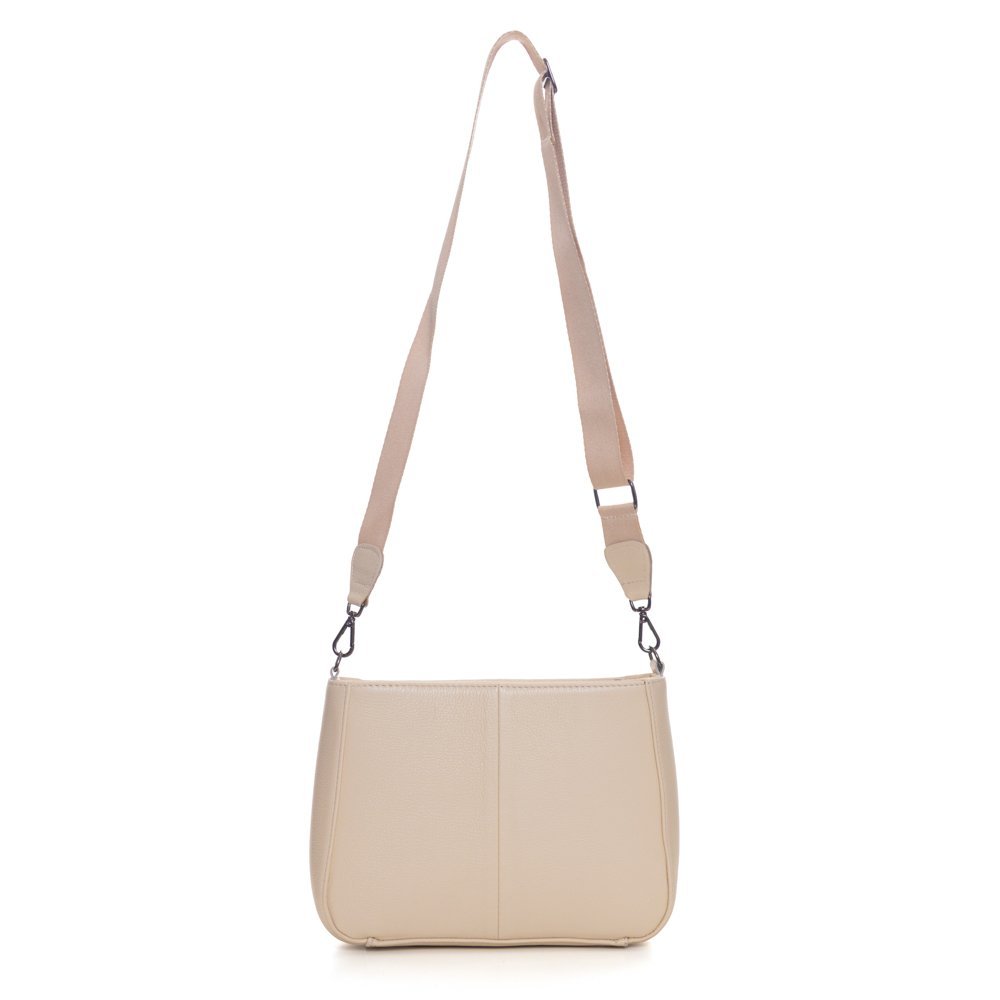 Bolsa Em Couro E Alça De Cadarço Lozana Offwhite Off White 4