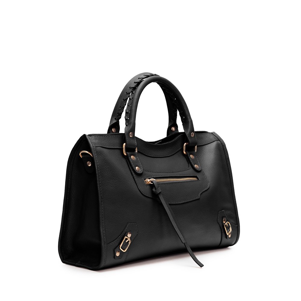 Bolsa Em Couro NewGalle - Preto Preto 3