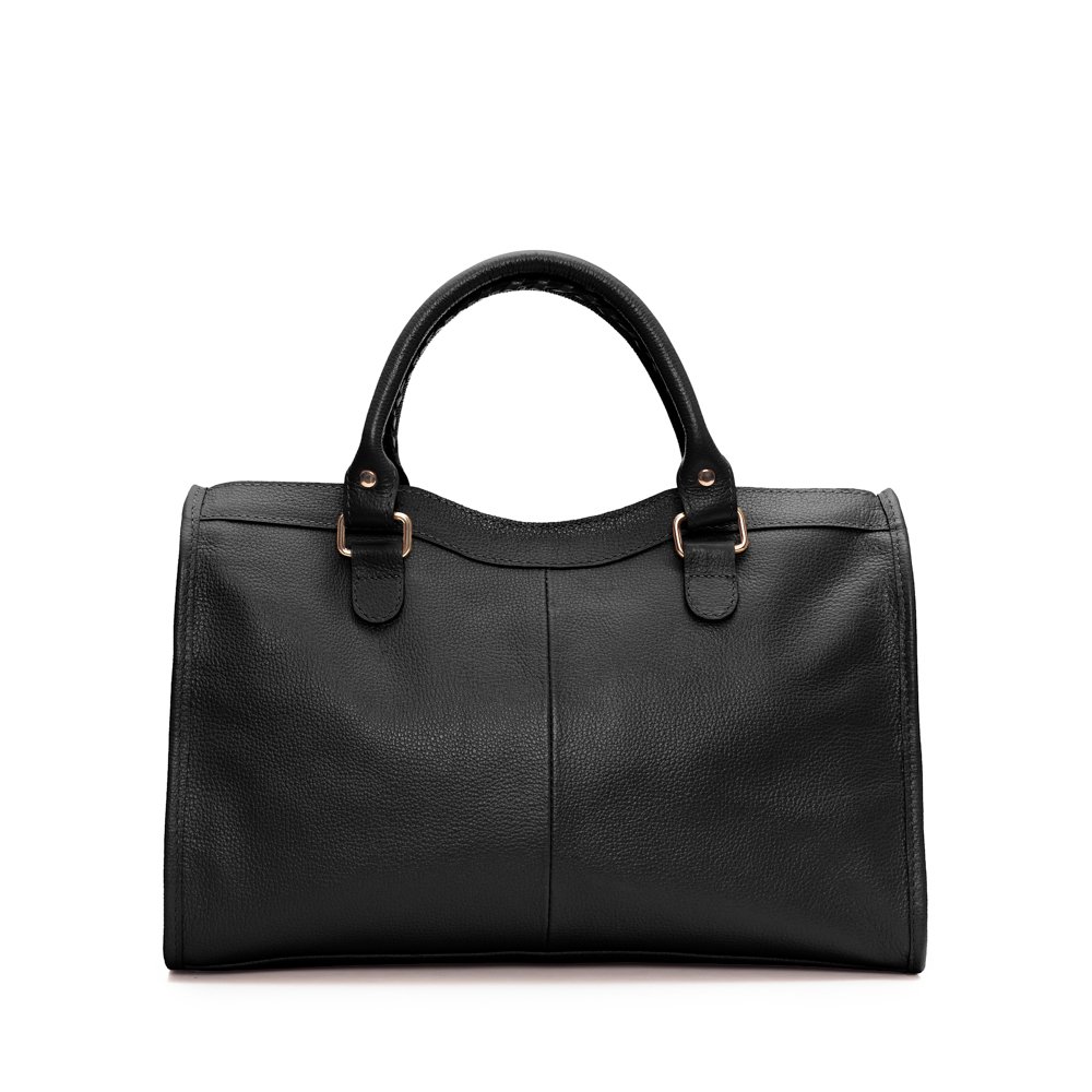 Bolsa Em Couro NewGalle - Preto Preto 4