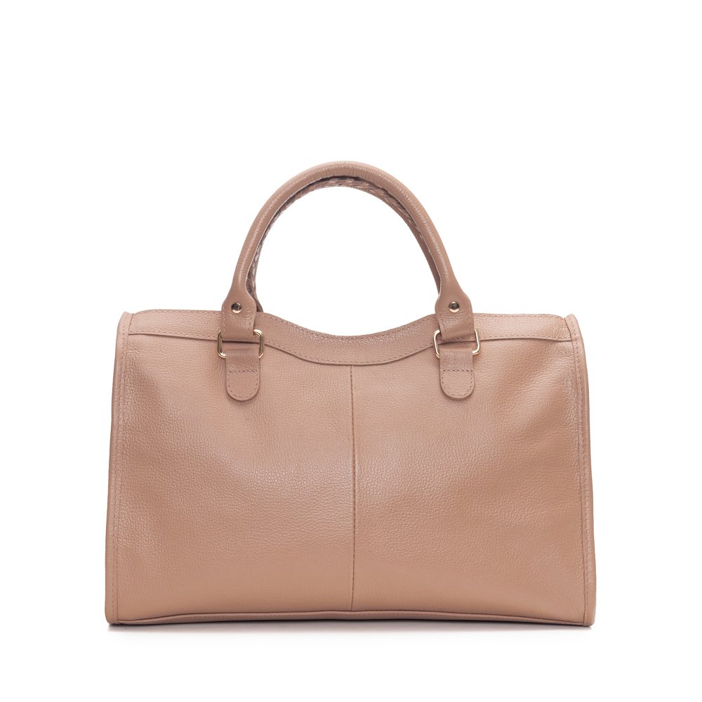 Bolsa Em Couro NewGalle - Nude Bege 4