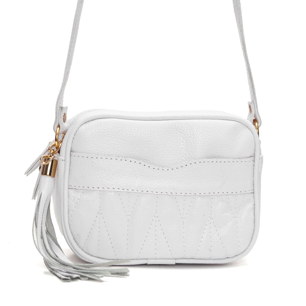 Bolsa Confeccionada Em Couro Linus - Branco