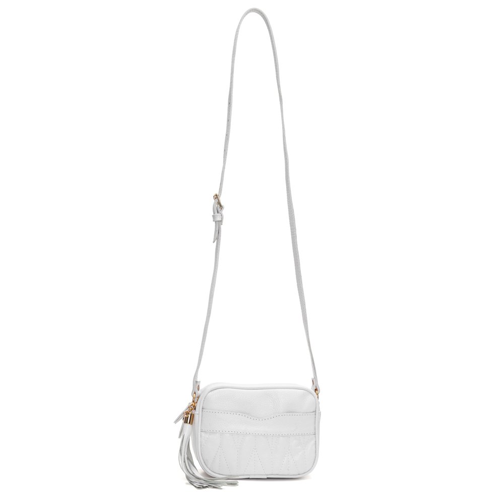 Bolsa Confeccionada Em Couro Linus - Branco Branco 2