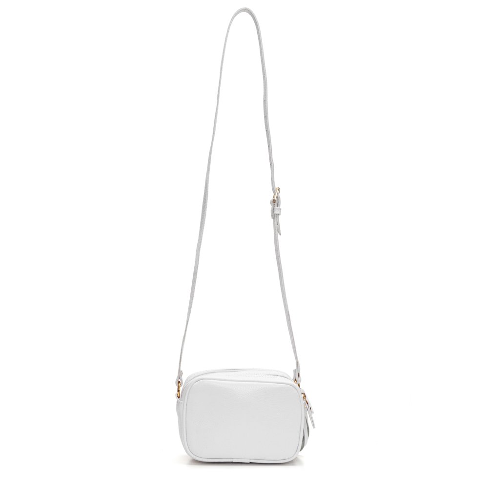 Bolsa Confeccionada Em Couro Linus - Branco Branco 4