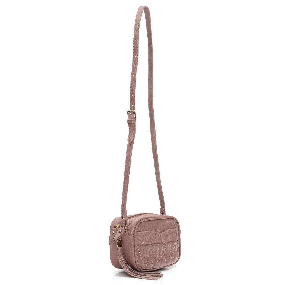 Bolsa Confeccionada Em Couro Linus - Nude Bege 2