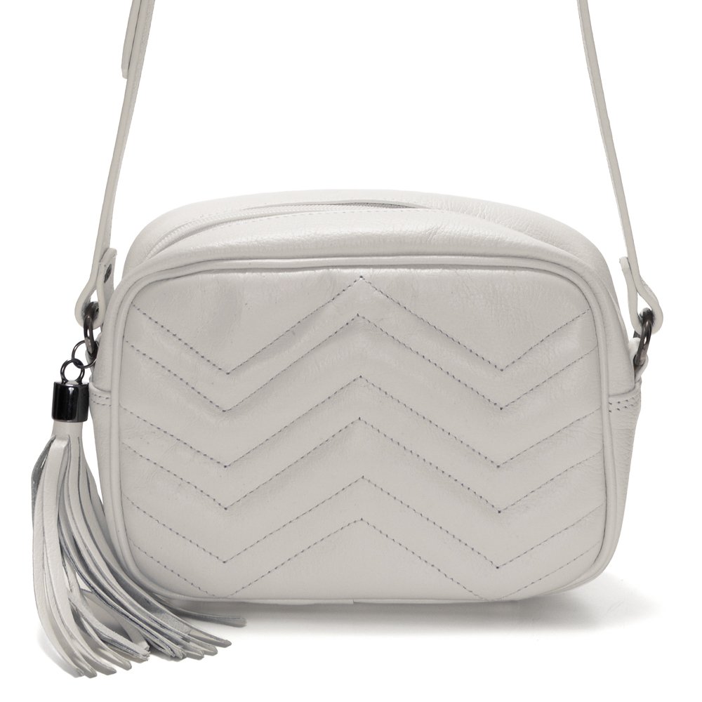 Bolsa Couro Detalhada Wiky - Branco