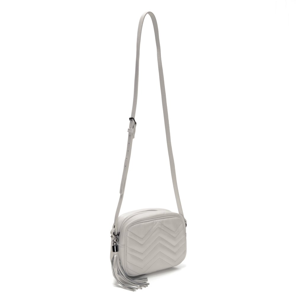 Bolsa Couro Detalhada Wiky - Branco Branco 3