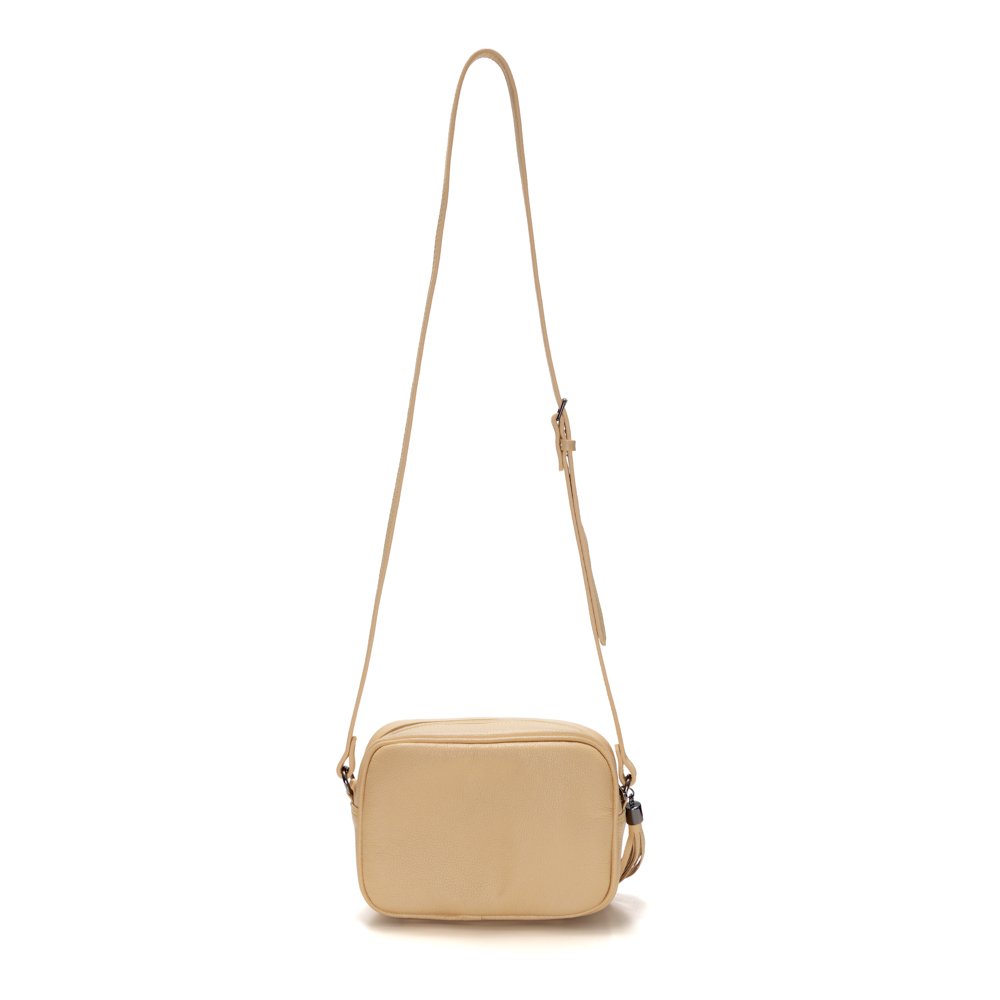 Bolsa Couro Detalhada Wiky - Amarelo Manteiga 4