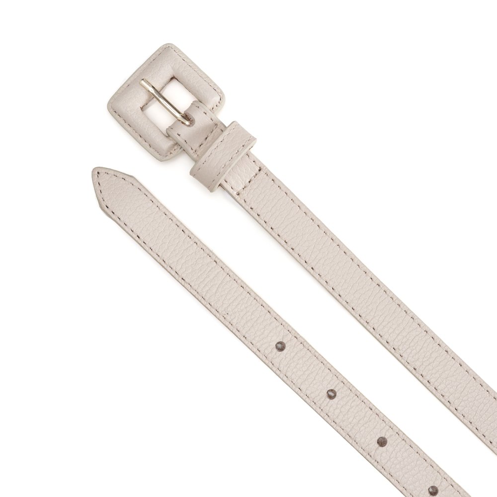 Cinto Em Couro Fivela Forrada Quadrino Off-White Off White 2