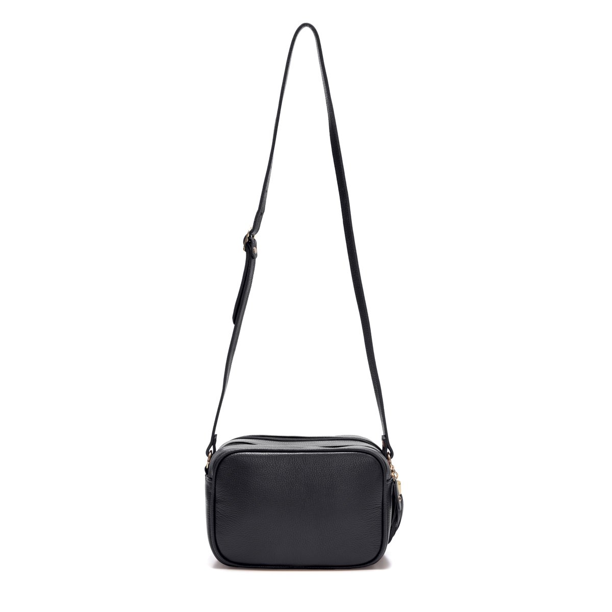Bolsa Em Couro Matelassê Duas Divisórias Elodie - Preto Preto 3