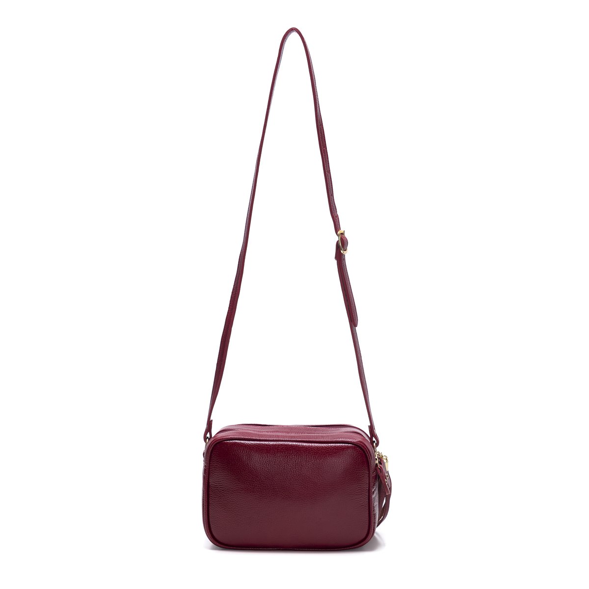 Bolsa Em Couro Matelassê Duas Divisórias Elodie - Cereja Cereja 3