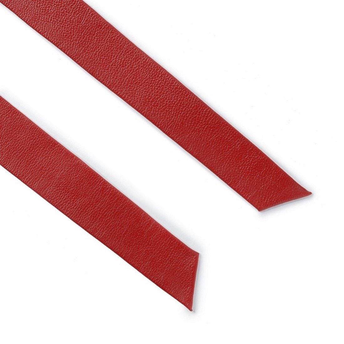 Cinto Faixa Confeccionado Em Couro Vermelho Vermelho 2