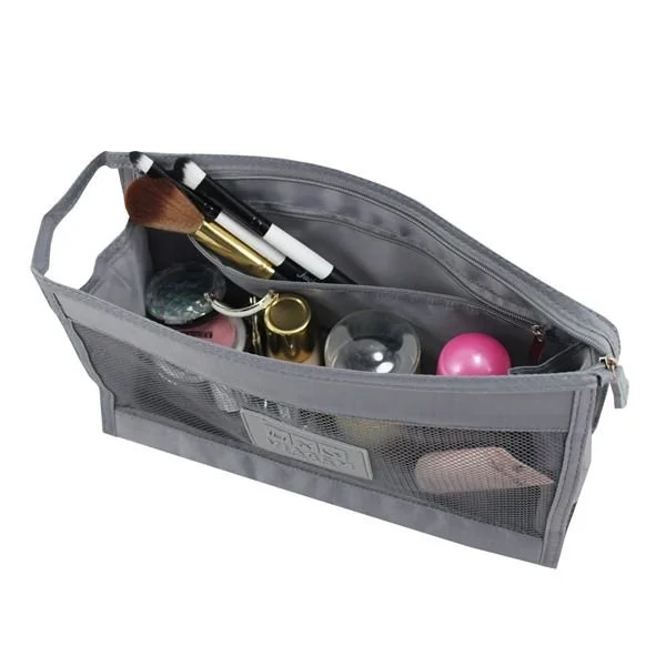 Necessaire com tela Jacki Design Cinza 3