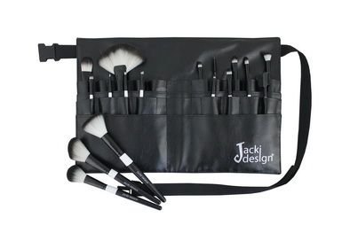 Kit com 18 Pincéis Profissionais com Cinto Jacki Design Preto 1