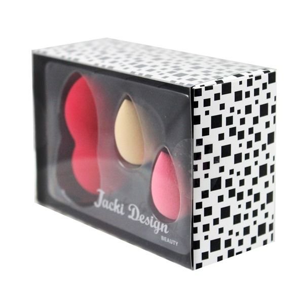 Kit com 3 Esponjas Jacki Design Vermelho 2