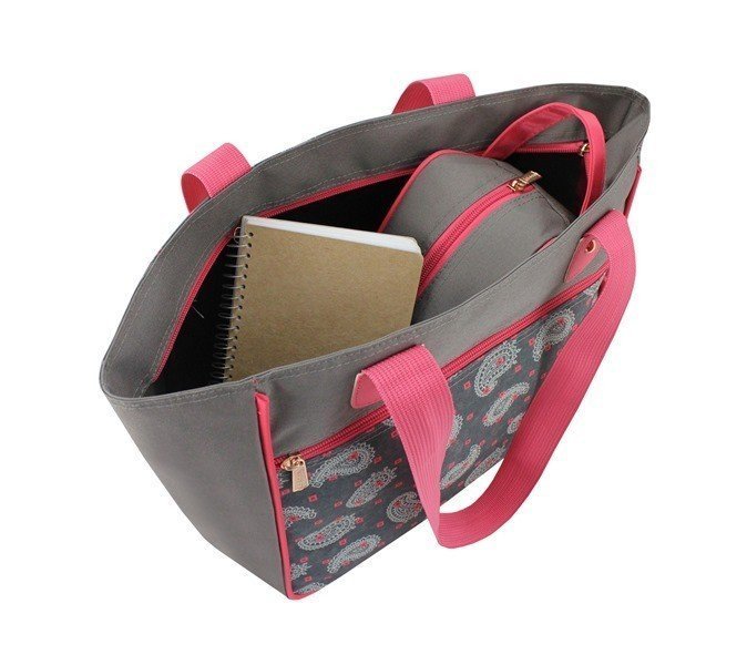 Bolsa Shopper Classic Jacki Design Cinza 5