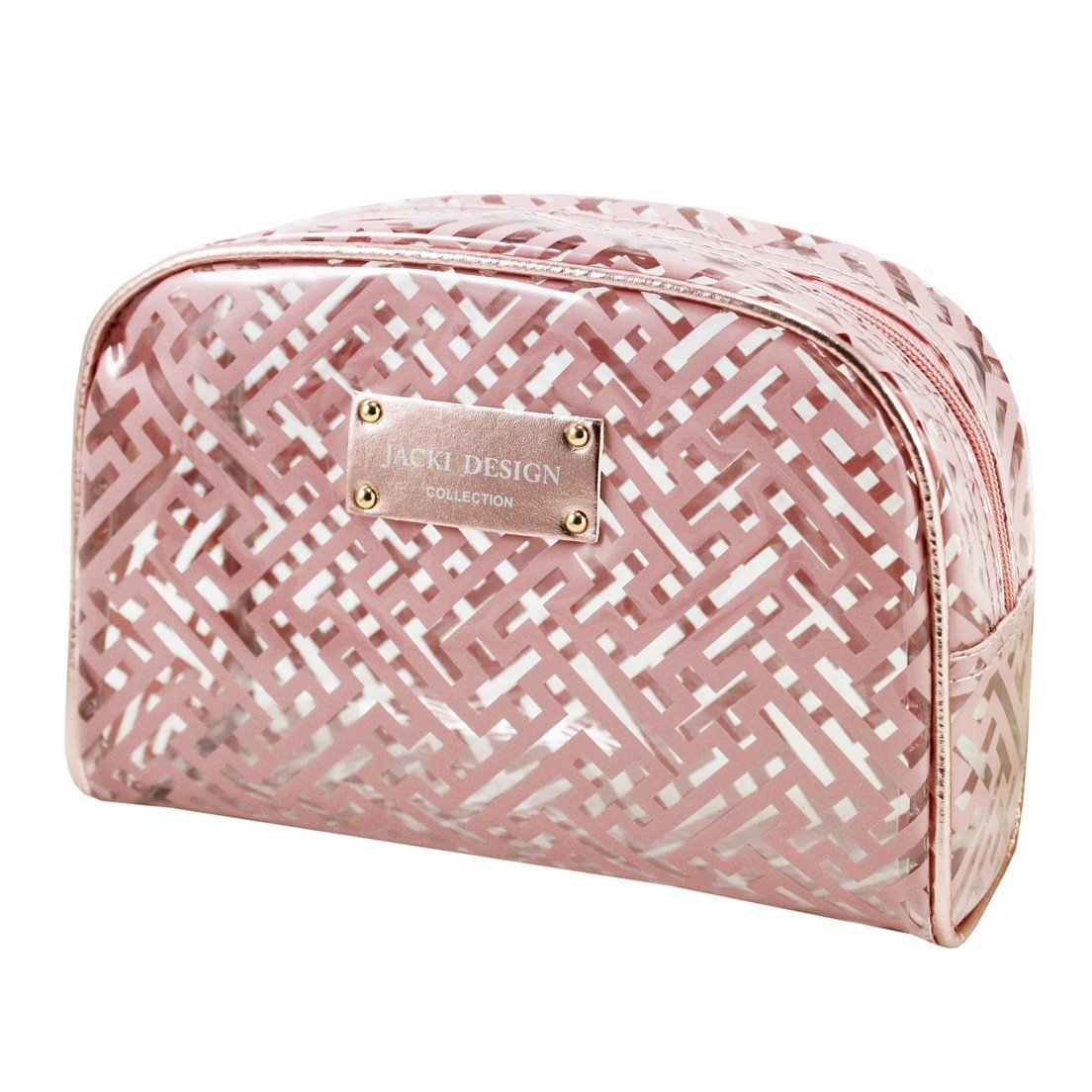 Necessaire Retangular Diamantes Jacki Design Rosa 4