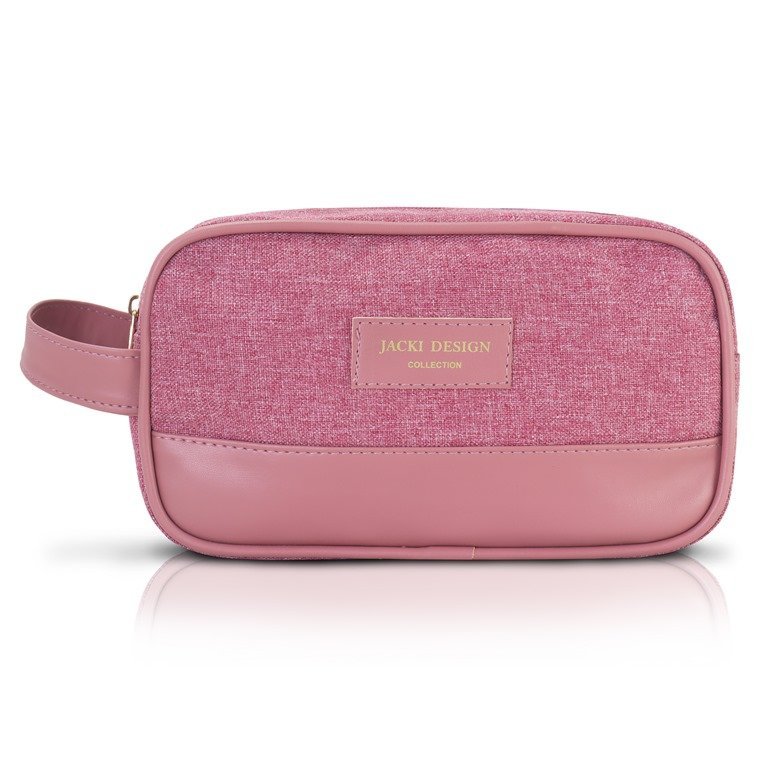 Necessaire com Alça Lateral Jacki Design Joy Rosa 1
