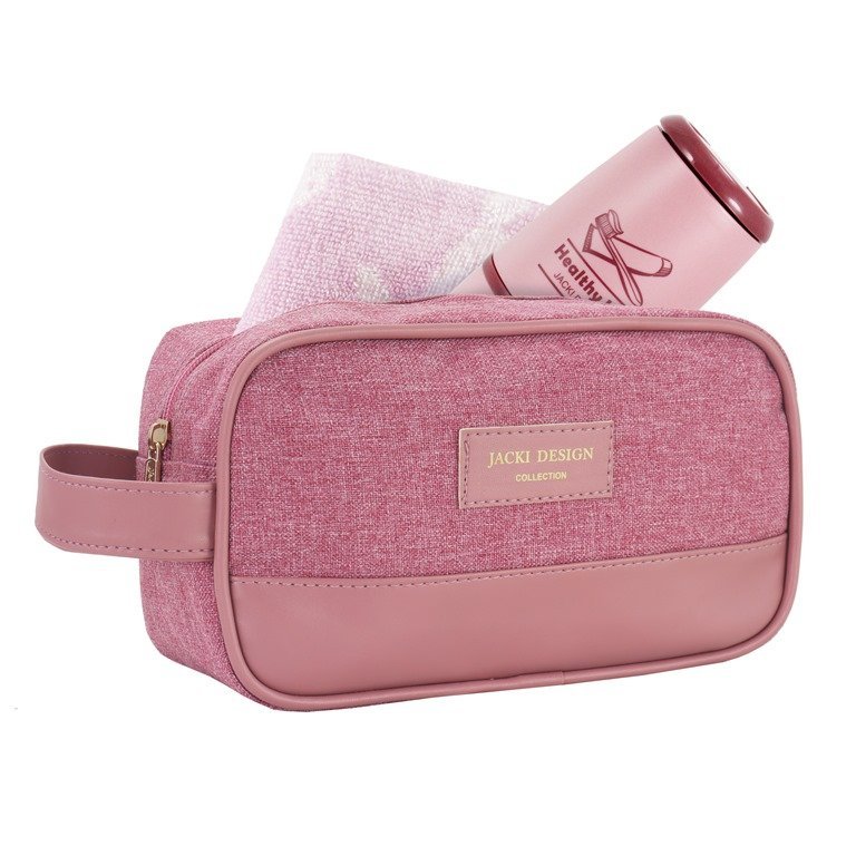 Necessaire com Alça Lateral Jacki Design Joy Rosa 4